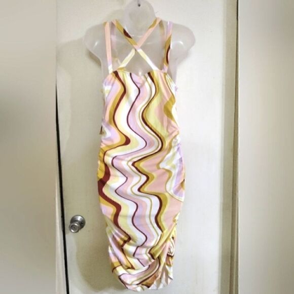 Bodycon DRESS NO BOUNDARIES O-Ring Women's Size LARGE NEW WITH TAGS - Picture 7 of 13